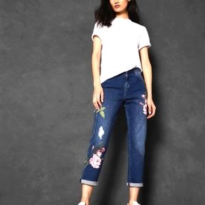 Ted Baker Embroidered Khlowe Jean